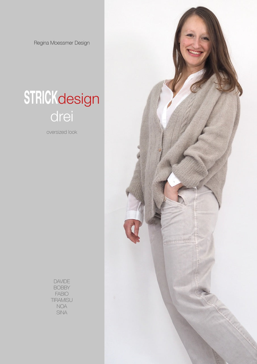 STRICK design drei - Anleitungsheft, nur deutsche Ausgabe -